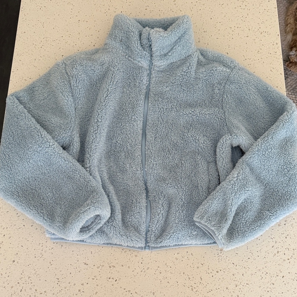Old Navy Soft Sky Blue Fleece Jacket
